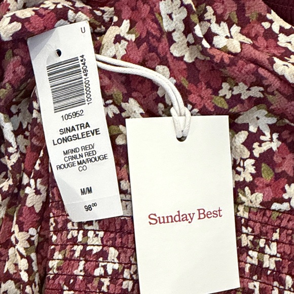 Aritzia Sinatra Long sleeve Blouse New With Tags - Picture 5 of 10